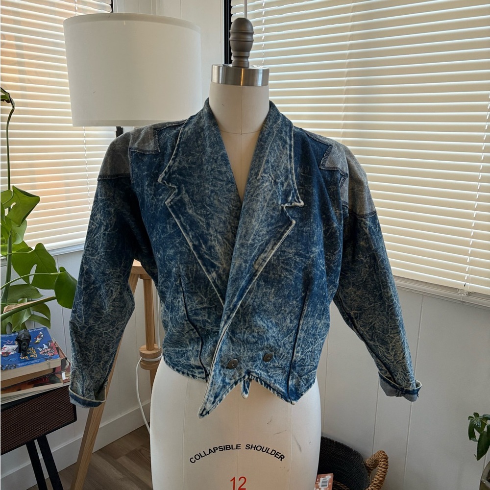Vintage Acid Wash Denim Jacket